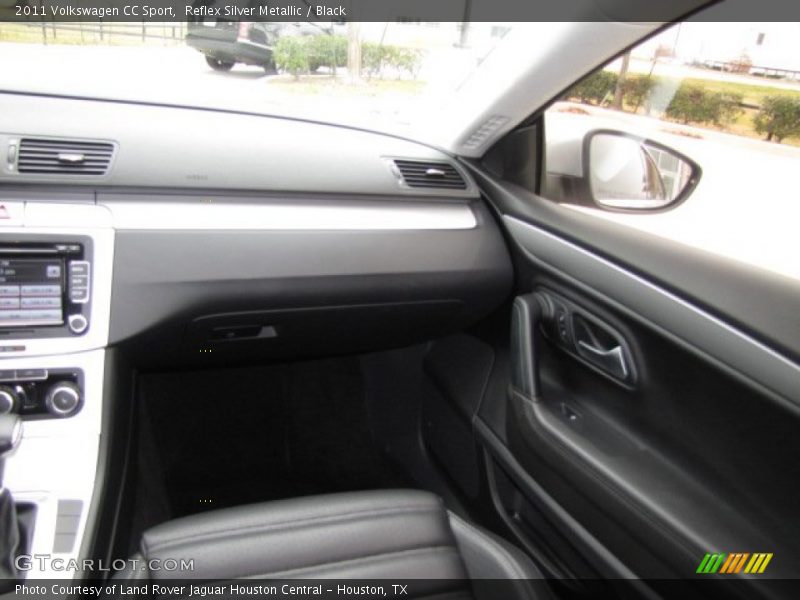 Reflex Silver Metallic / Black 2011 Volkswagen CC Sport
