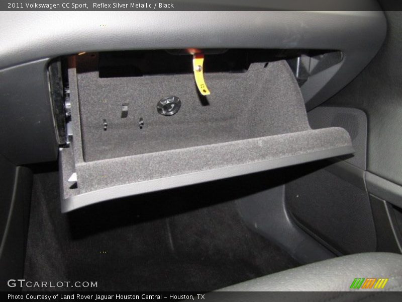 Reflex Silver Metallic / Black 2011 Volkswagen CC Sport