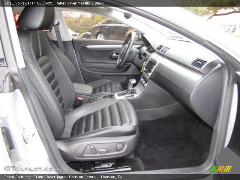 Reflex Silver Metallic / Black 2011 Volkswagen CC Sport