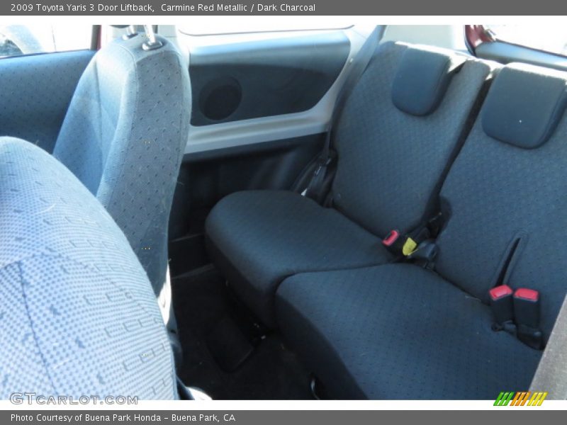 Carmine Red Metallic / Dark Charcoal 2009 Toyota Yaris 3 Door Liftback