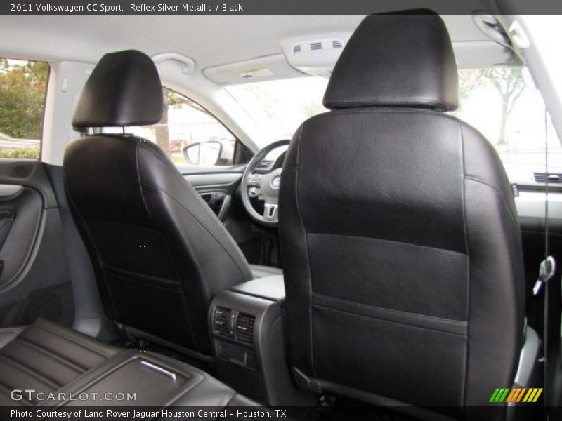 Reflex Silver Metallic / Black 2011 Volkswagen CC Sport