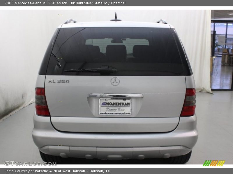 Brilliant Silver Metallic / Charcoal 2005 Mercedes-Benz ML 350 4Matic