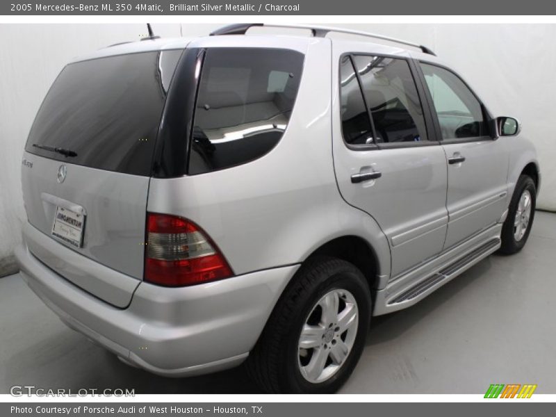 Brilliant Silver Metallic / Charcoal 2005 Mercedes-Benz ML 350 4Matic