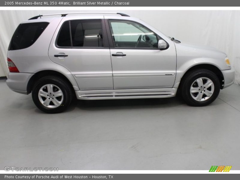 Brilliant Silver Metallic / Charcoal 2005 Mercedes-Benz ML 350 4Matic