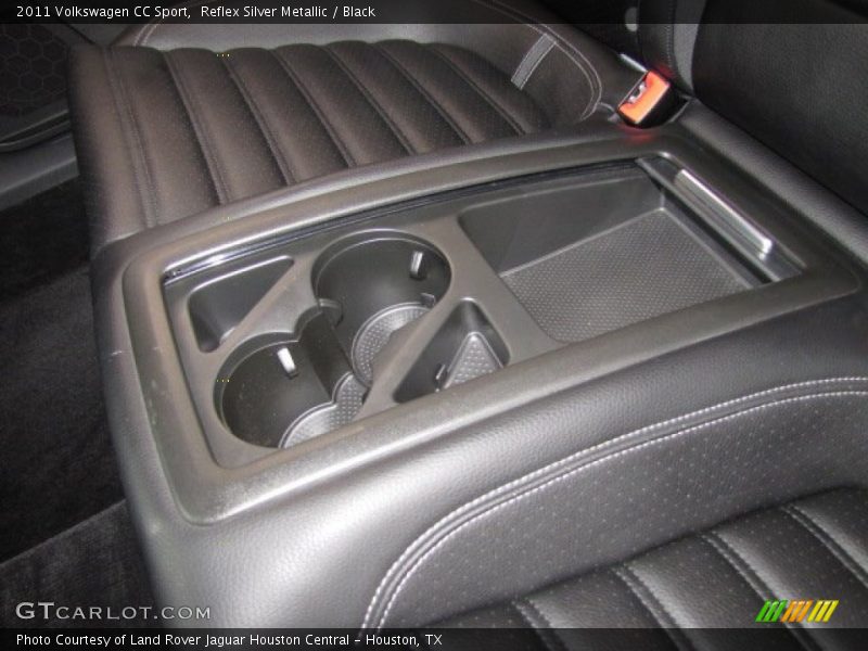 Reflex Silver Metallic / Black 2011 Volkswagen CC Sport