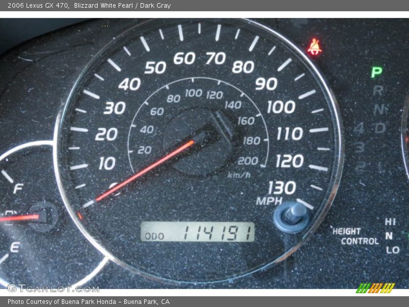 Blizzard White Pearl / Dark Gray 2006 Lexus GX 470