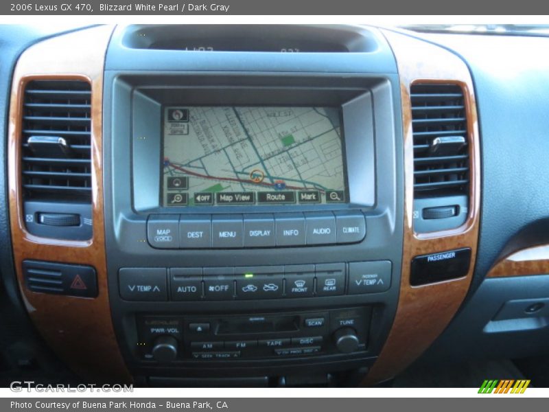 Blizzard White Pearl / Dark Gray 2006 Lexus GX 470