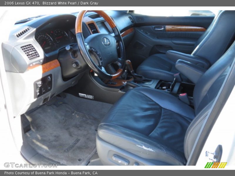 Blizzard White Pearl / Dark Gray 2006 Lexus GX 470