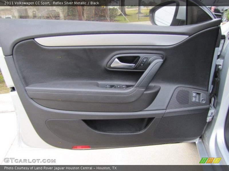 Reflex Silver Metallic / Black 2011 Volkswagen CC Sport