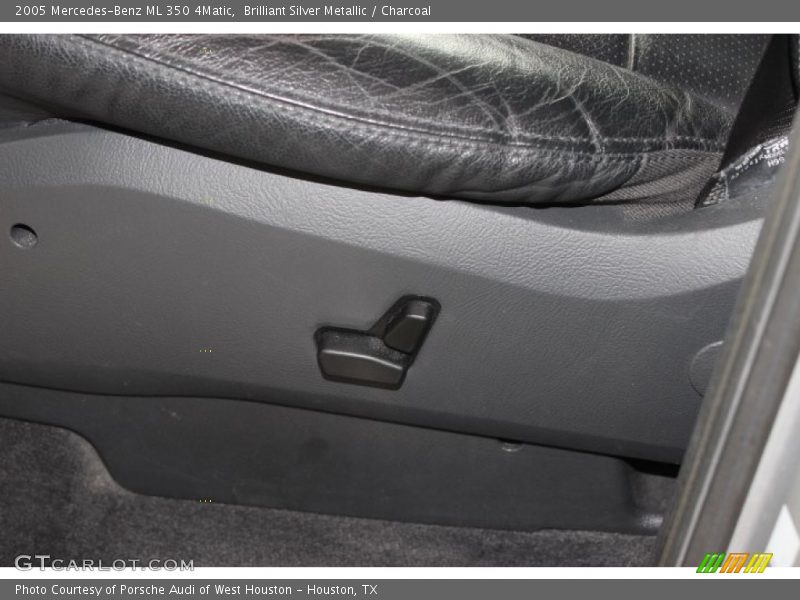 Brilliant Silver Metallic / Charcoal 2005 Mercedes-Benz ML 350 4Matic