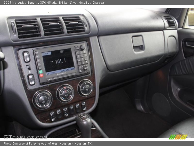 Brilliant Silver Metallic / Charcoal 2005 Mercedes-Benz ML 350 4Matic