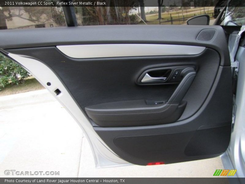 Reflex Silver Metallic / Black 2011 Volkswagen CC Sport