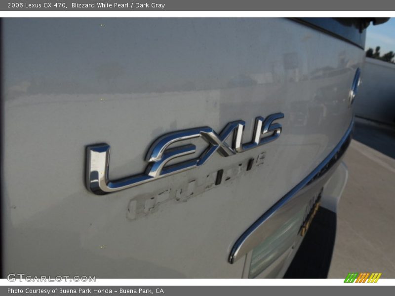 Blizzard White Pearl / Dark Gray 2006 Lexus GX 470