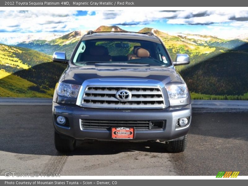 Magnetic Gray Metallic / Red Rock 2012 Toyota Sequoia Platinum 4WD