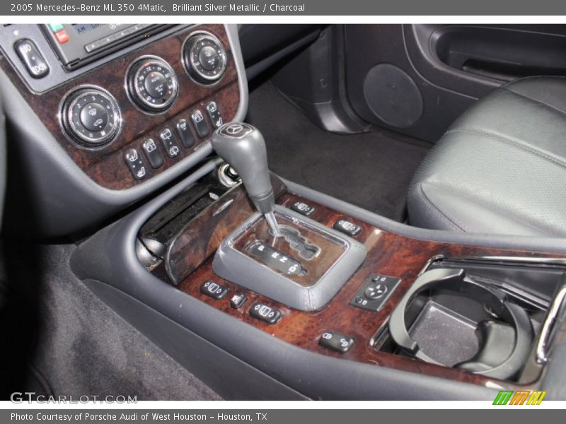 Brilliant Silver Metallic / Charcoal 2005 Mercedes-Benz ML 350 4Matic