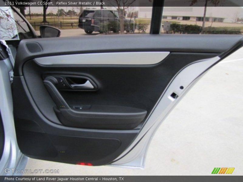 Reflex Silver Metallic / Black 2011 Volkswagen CC Sport