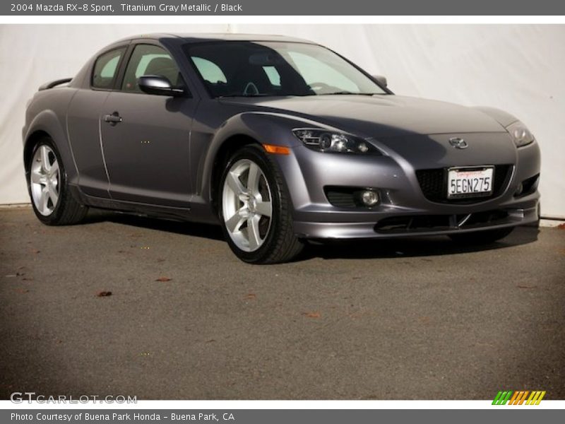 Titanium Gray Metallic / Black 2004 Mazda RX-8 Sport