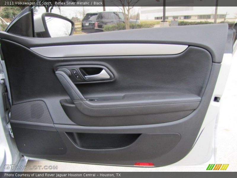 Reflex Silver Metallic / Black 2011 Volkswagen CC Sport