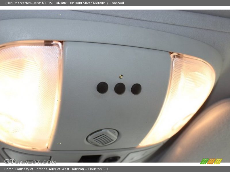 Brilliant Silver Metallic / Charcoal 2005 Mercedes-Benz ML 350 4Matic