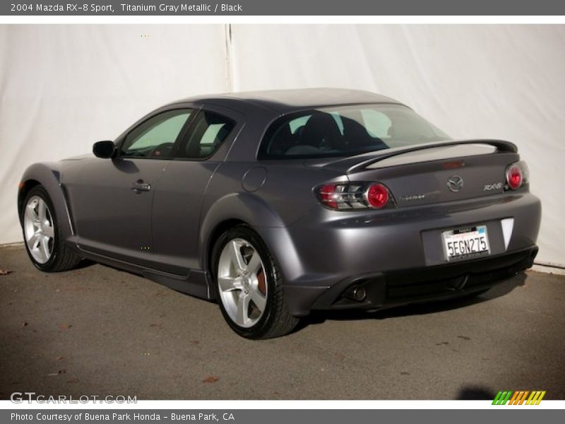 Titanium Gray Metallic / Black 2004 Mazda RX-8 Sport