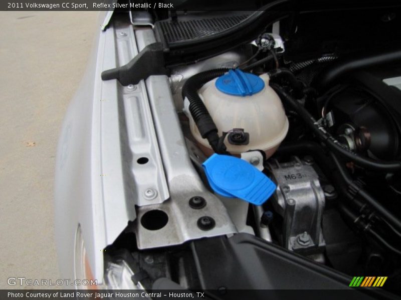 Reflex Silver Metallic / Black 2011 Volkswagen CC Sport