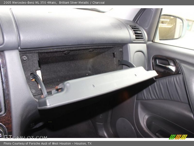 Brilliant Silver Metallic / Charcoal 2005 Mercedes-Benz ML 350 4Matic