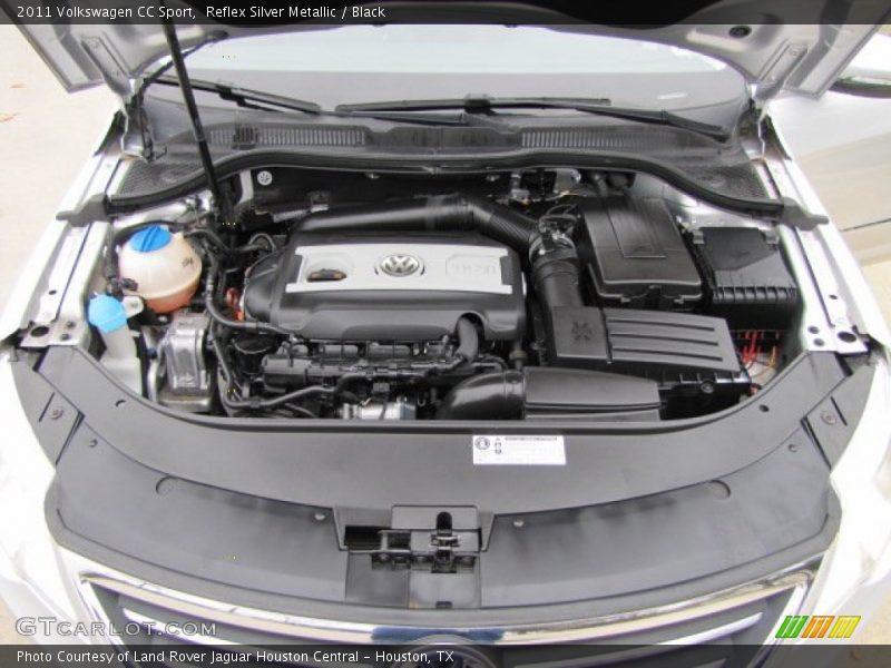 Reflex Silver Metallic / Black 2011 Volkswagen CC Sport