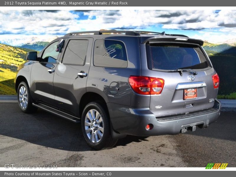 Magnetic Gray Metallic / Red Rock 2012 Toyota Sequoia Platinum 4WD