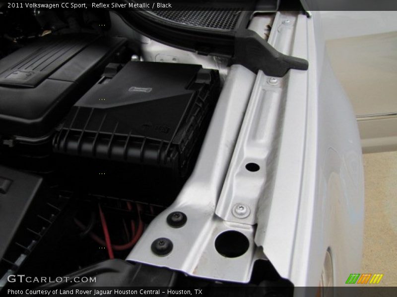 Reflex Silver Metallic / Black 2011 Volkswagen CC Sport
