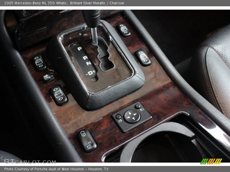 Brilliant Silver Metallic / Charcoal 2005 Mercedes-Benz ML 350 4Matic