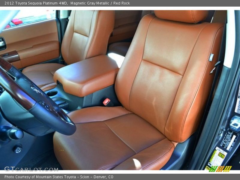 Magnetic Gray Metallic / Red Rock 2012 Toyota Sequoia Platinum 4WD