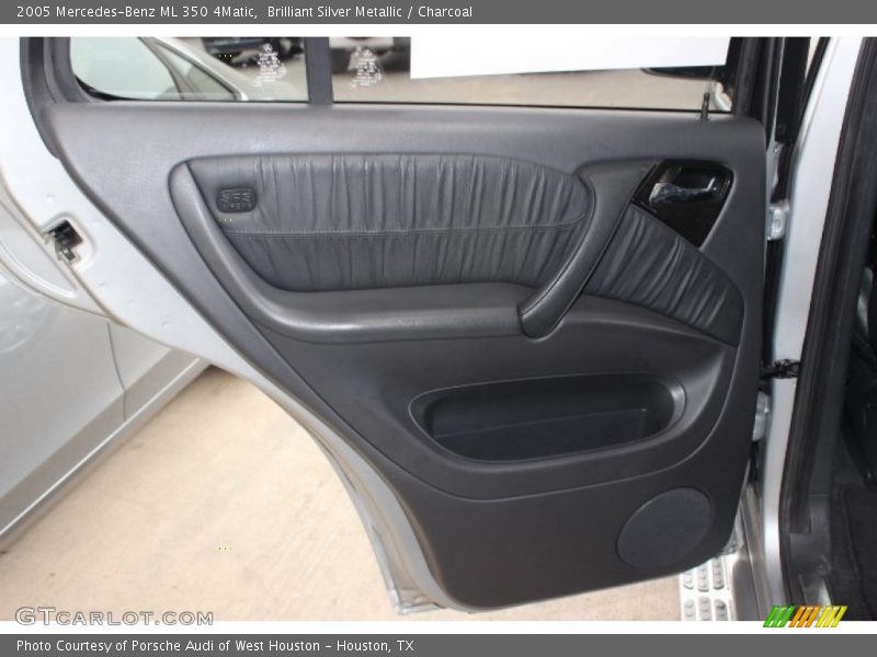 Brilliant Silver Metallic / Charcoal 2005 Mercedes-Benz ML 350 4Matic