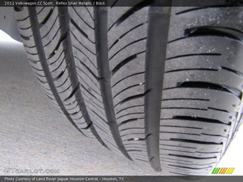 Reflex Silver Metallic / Black 2011 Volkswagen CC Sport