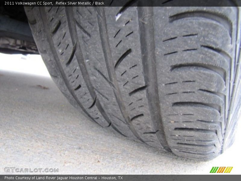 Reflex Silver Metallic / Black 2011 Volkswagen CC Sport