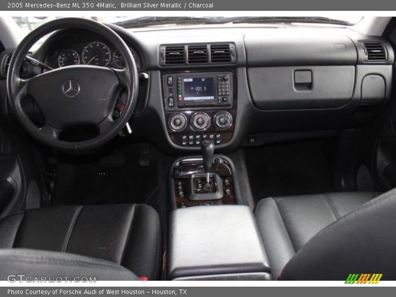 Brilliant Silver Metallic / Charcoal 2005 Mercedes-Benz ML 350 4Matic