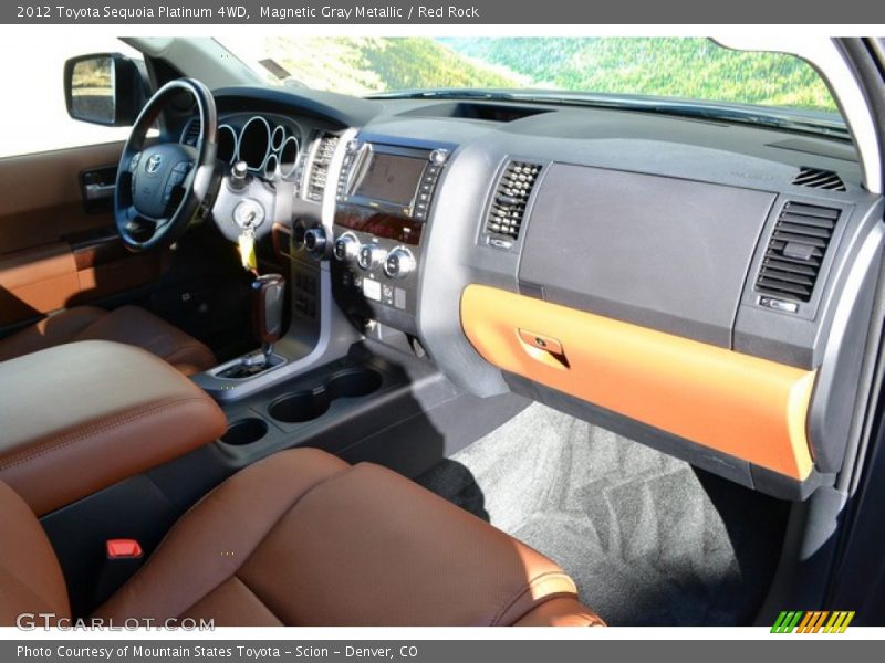 Magnetic Gray Metallic / Red Rock 2012 Toyota Sequoia Platinum 4WD