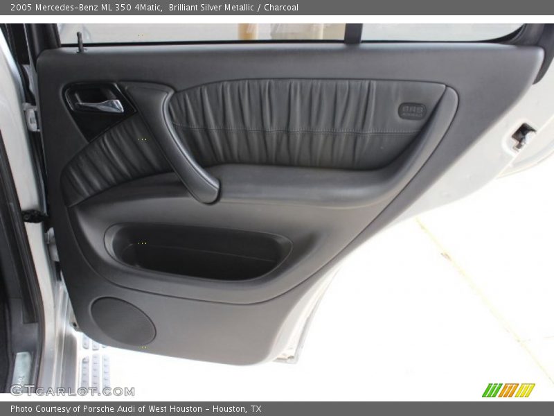 Brilliant Silver Metallic / Charcoal 2005 Mercedes-Benz ML 350 4Matic