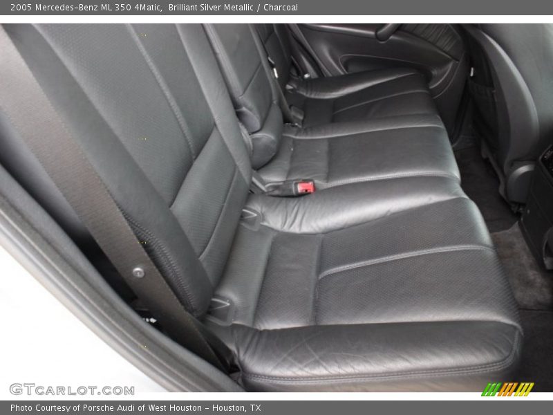 Brilliant Silver Metallic / Charcoal 2005 Mercedes-Benz ML 350 4Matic