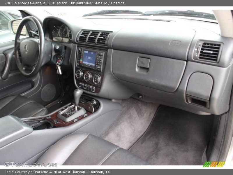 Brilliant Silver Metallic / Charcoal 2005 Mercedes-Benz ML 350 4Matic