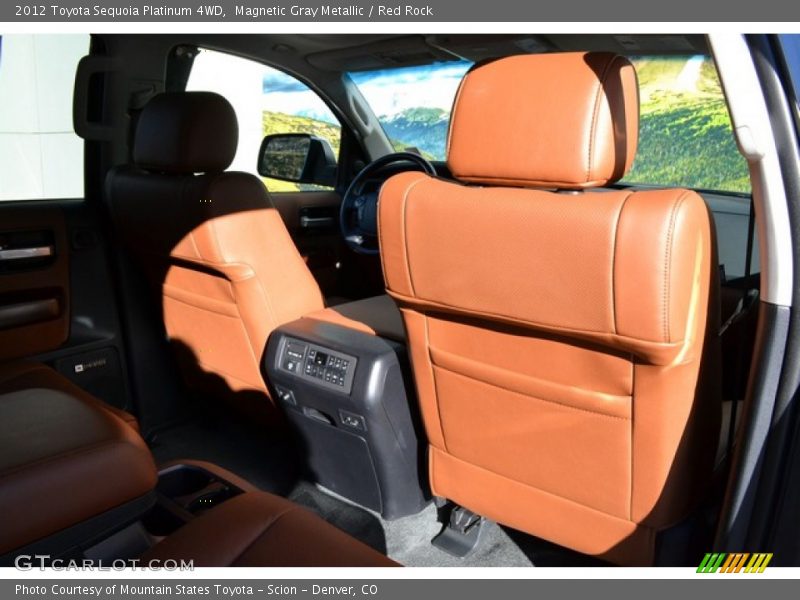 Magnetic Gray Metallic / Red Rock 2012 Toyota Sequoia Platinum 4WD