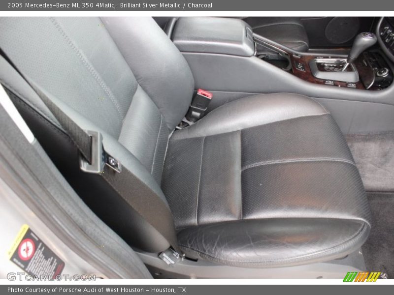 Brilliant Silver Metallic / Charcoal 2005 Mercedes-Benz ML 350 4Matic