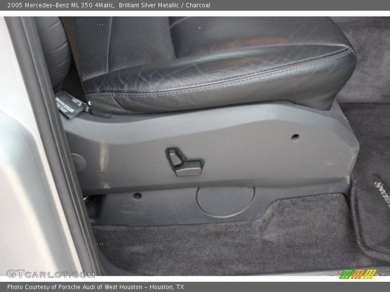 Brilliant Silver Metallic / Charcoal 2005 Mercedes-Benz ML 350 4Matic