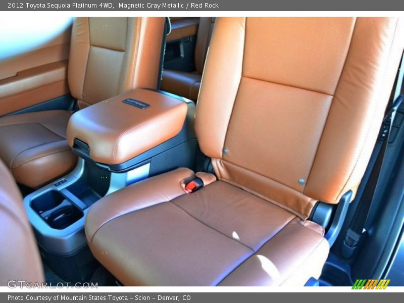 Magnetic Gray Metallic / Red Rock 2012 Toyota Sequoia Platinum 4WD