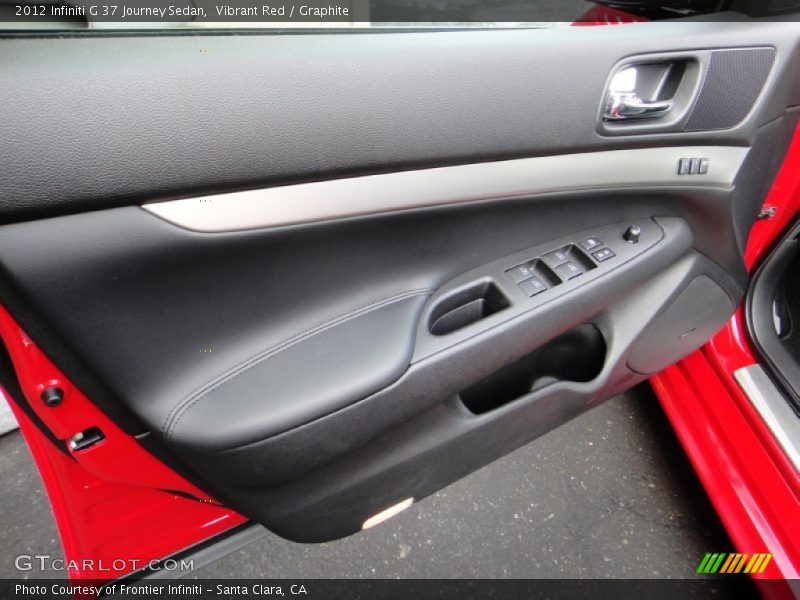 Vibrant Red / Graphite 2012 Infiniti G 37 Journey Sedan