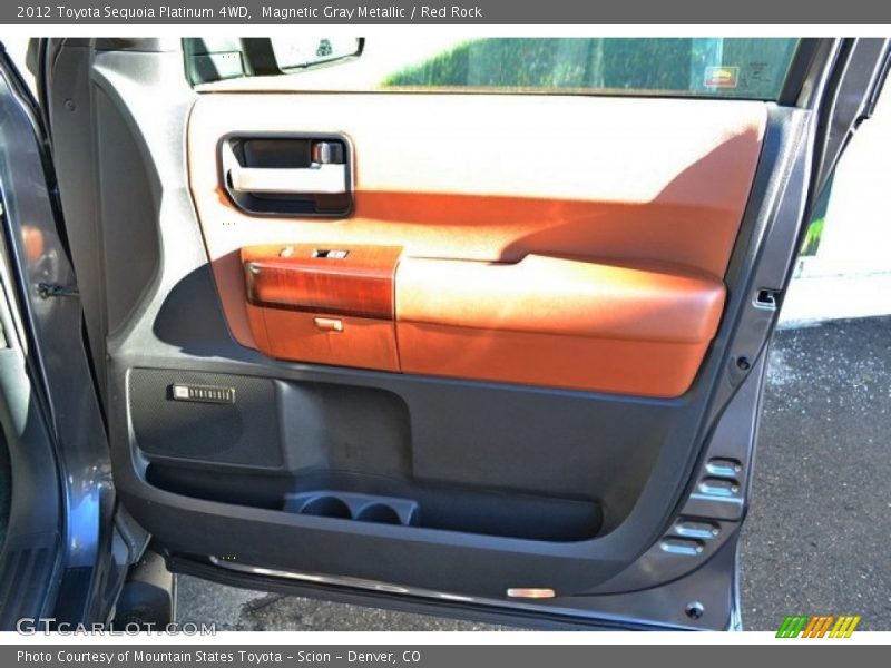 Magnetic Gray Metallic / Red Rock 2012 Toyota Sequoia Platinum 4WD