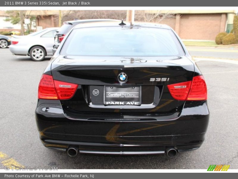 Jet Black / Black 2011 BMW 3 Series 335i Sedan