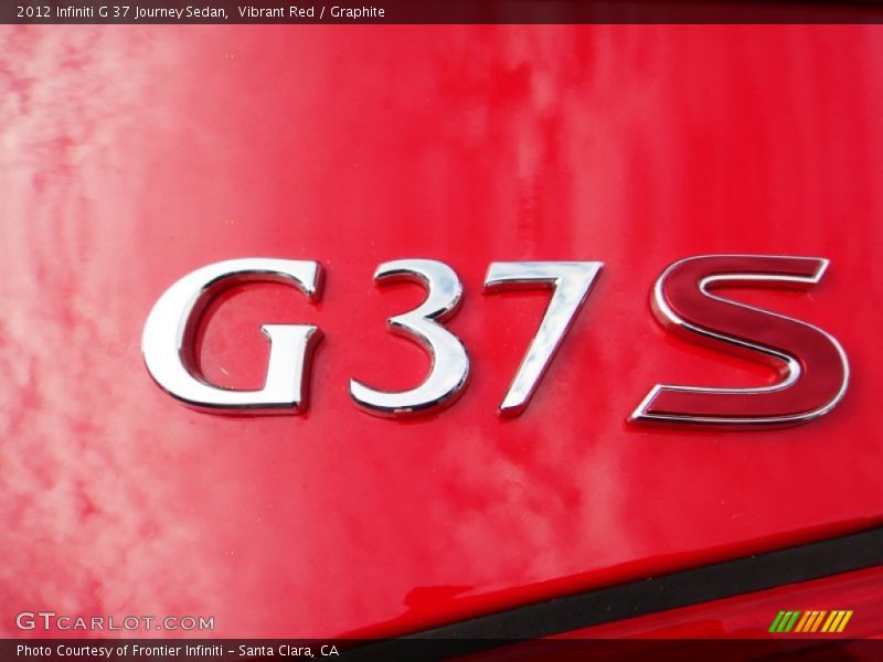 Vibrant Red / Graphite 2012 Infiniti G 37 Journey Sedan