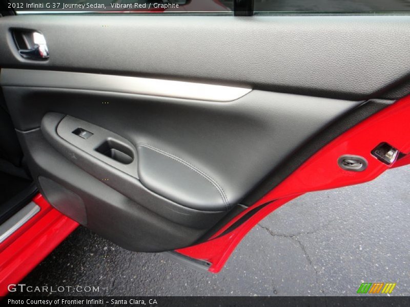 Vibrant Red / Graphite 2012 Infiniti G 37 Journey Sedan