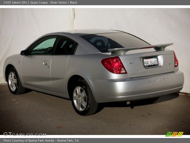 Silver Nickel / Black 2005 Saturn ION 2 Quad Coupe