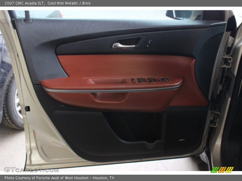 Gold Mist Metallic / Brick 2007 GMC Acadia SLT